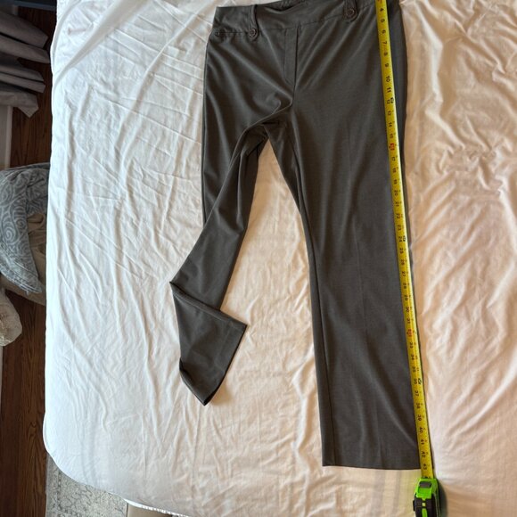 Rekucci Charcoal Bootcut Dress Pants with Tummy Control VGUC Sz 16 / 32" inseam - Picture 8 of 10